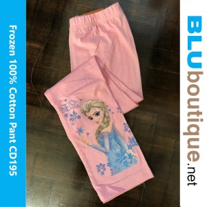 Disney Princess Frozen Elsa Anna Long Pant Design 3