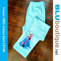 Disney Princess Frozen Elsa Anna Long Pant Design 2