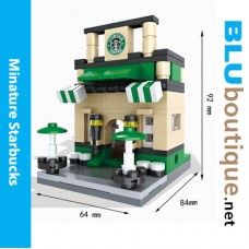 Mini Street Building Figure 6402 Starbucks Coffee