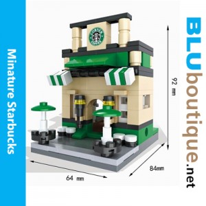 Mini Street Building Figure 6402 Starbucks Coffee