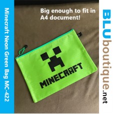 Minecraft Creeper Document Bag