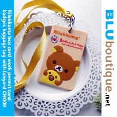 Rilakkuma Card Holder with Lanyard