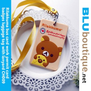 Rilakkuma Card Holder with Lanyard