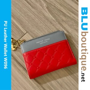 Ladies PU leather wallet with tassel