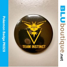 Pokemon Team Instinct 58mm Badge