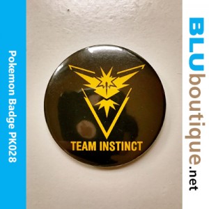 Pokemon Team Instinct 58mm Badge