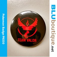 Pokemon Team Valor 58mm Badge