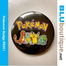 Pokemon 58mm Badge